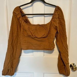 Wild Fable long sleeve crop top